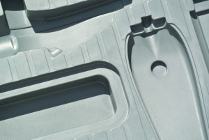 Polyurethane moulded transit case liner protects Phaser and accessories