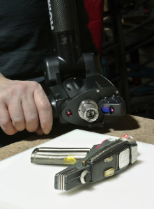 21st century laser meets 23rd century Phaser – 3D scanning of original hero prop in Burbank, Hollywood